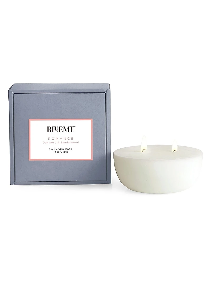 Romance Oakmoss & Sandalwood Ceramic Candle