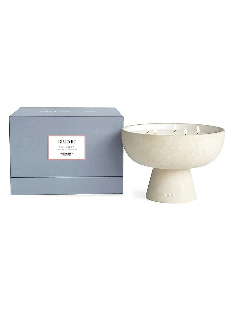 Romance Oakmoss & Sandalwood Ceramic Candle