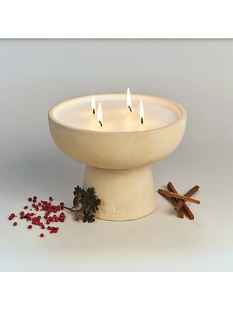 Romance Oakmoss & Sandalwood Ceramic Candle