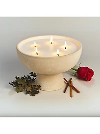 Romance Oakmoss & Sandalwood Ceramic Candle