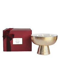 Festive Noble Fir & Amber Ceramic Candle