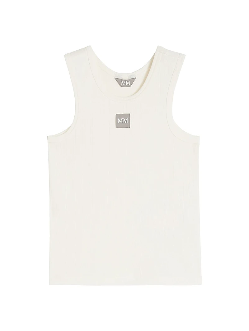 Stretch Cotton Jersey Vest Top