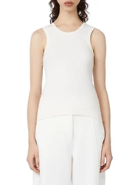Stretch Cotton Jersey Vest Top
