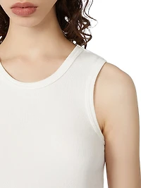 Stretch Cotton Jersey Vest Top