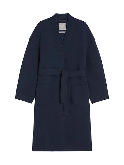 Double Faced Cotton Jersey Coat