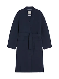 Double Faced Cotton Jersey Coat