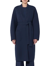 Double Faced Cotton Jersey Coat