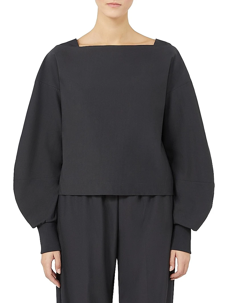 Technical Jersey Blouse