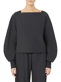 Technical Jersey Blouse