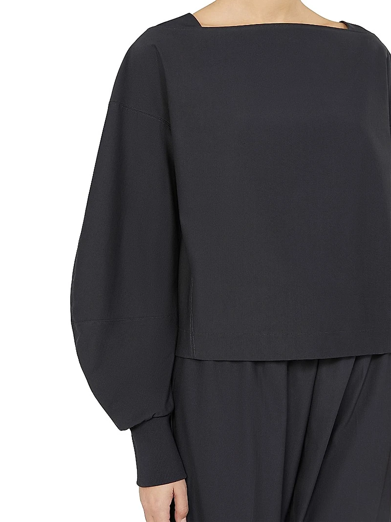 Technical Jersey Blouse