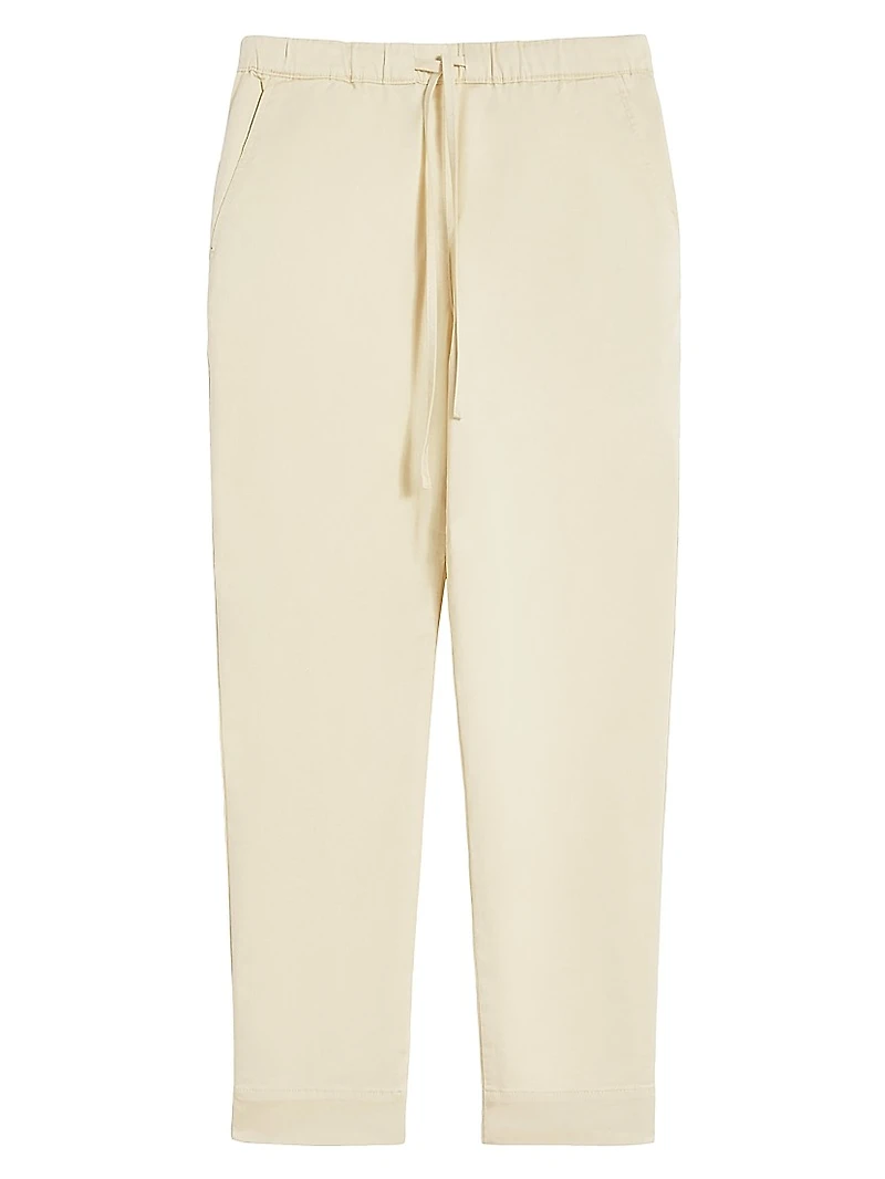 Stretch Cotton Drill Joggers