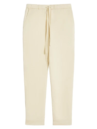 Stretch Cotton Drill Joggers