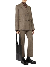 Cropped Jersey Trousers