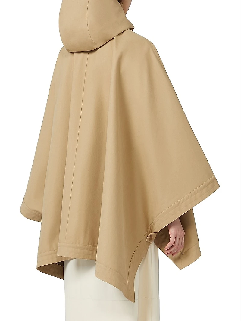 Water Repellent Cotton Gabardine Cape
