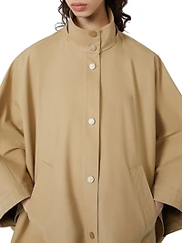 Water Repellent Cotton Gabardine Cape