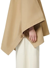 Water Repellent Cotton Gabardine Cape
