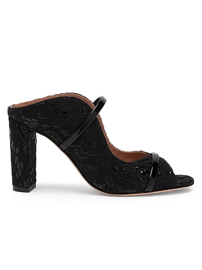 Norah 85MM Lace Gloss Sandals