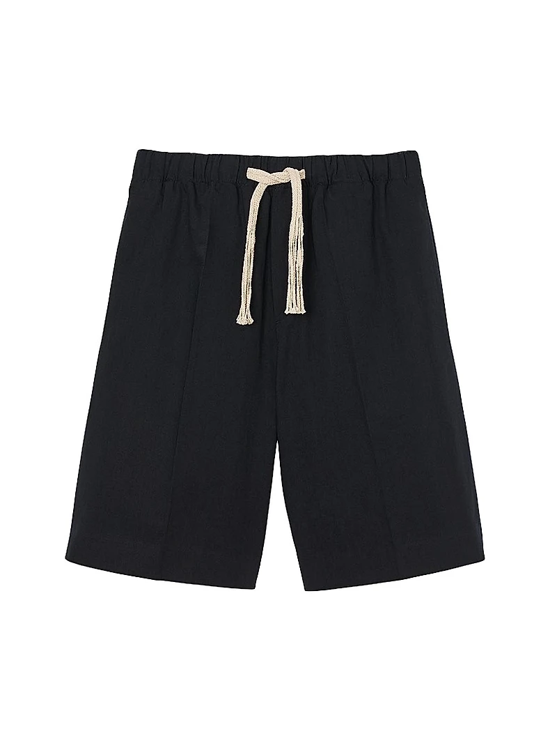 Elasticated Waist Cotton Shorts