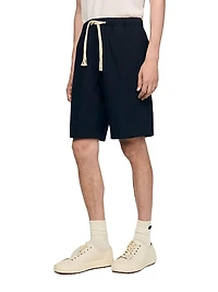 Elasticated Waist Cotton Shorts