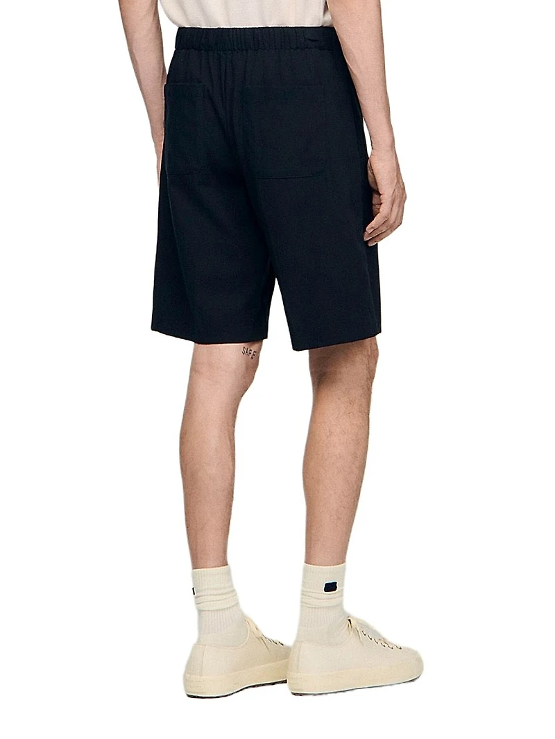 Elasticated Waist Cotton Shorts