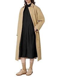 Water Repellent Taffeta Shirt Dress