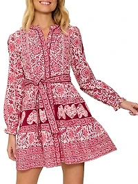 Patchwork Gemma Mini Dress