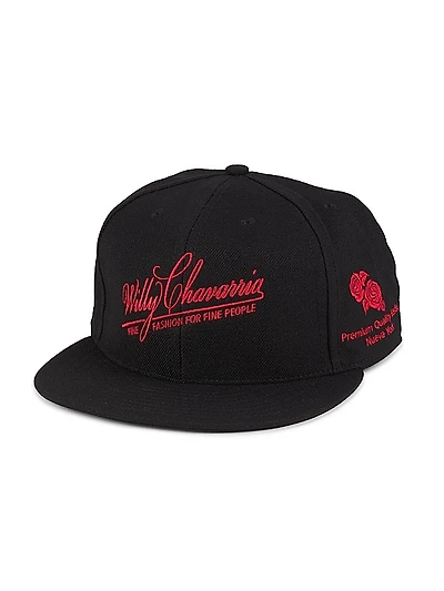 Fine Fashion Logo-Embroidered Baseball Cap