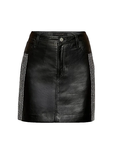 Ryder Upcycled Leather Skirt