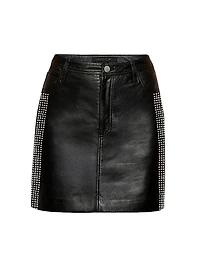 Ryder Upcycled Leather Skirt