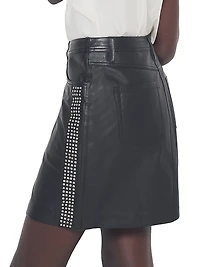 Ryder Upcycled Leather Skirt