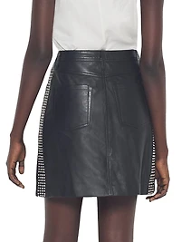 Ryder Upcycled Leather Skirt