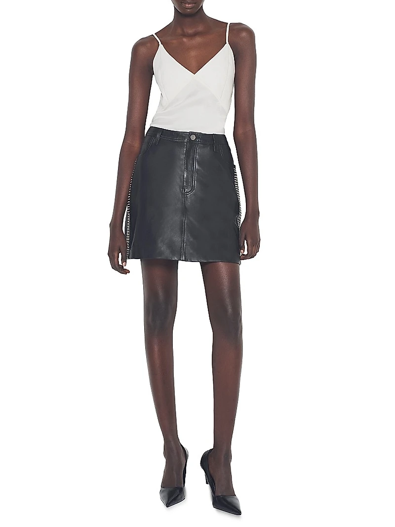 Ryder Upcycled Leather Skirt