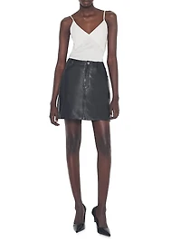 Ryder Upcycled Leather Skirt