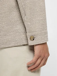 Relaxed-Fit Overshirt Patterned Fabric