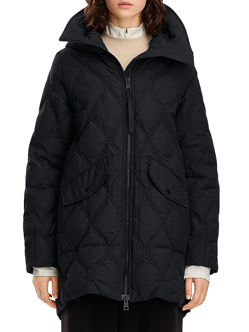Alessia Quilted Oversized Coat