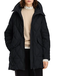 Alessia Quilted Oversized Coat