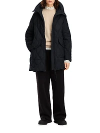 Alessia Quilted Oversized Coat