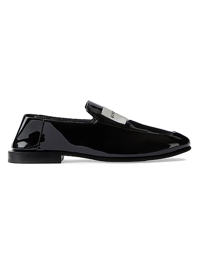 Label Loafers Patent Leather