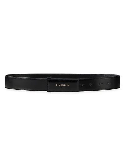 Label Belt Box Leather