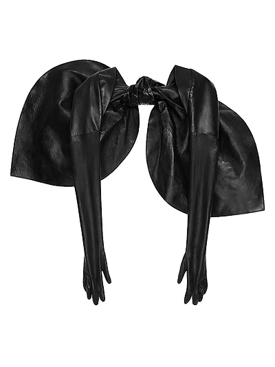 Gloves Nappa Leather with Bow