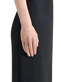 Tape Ring Metal and Enamel