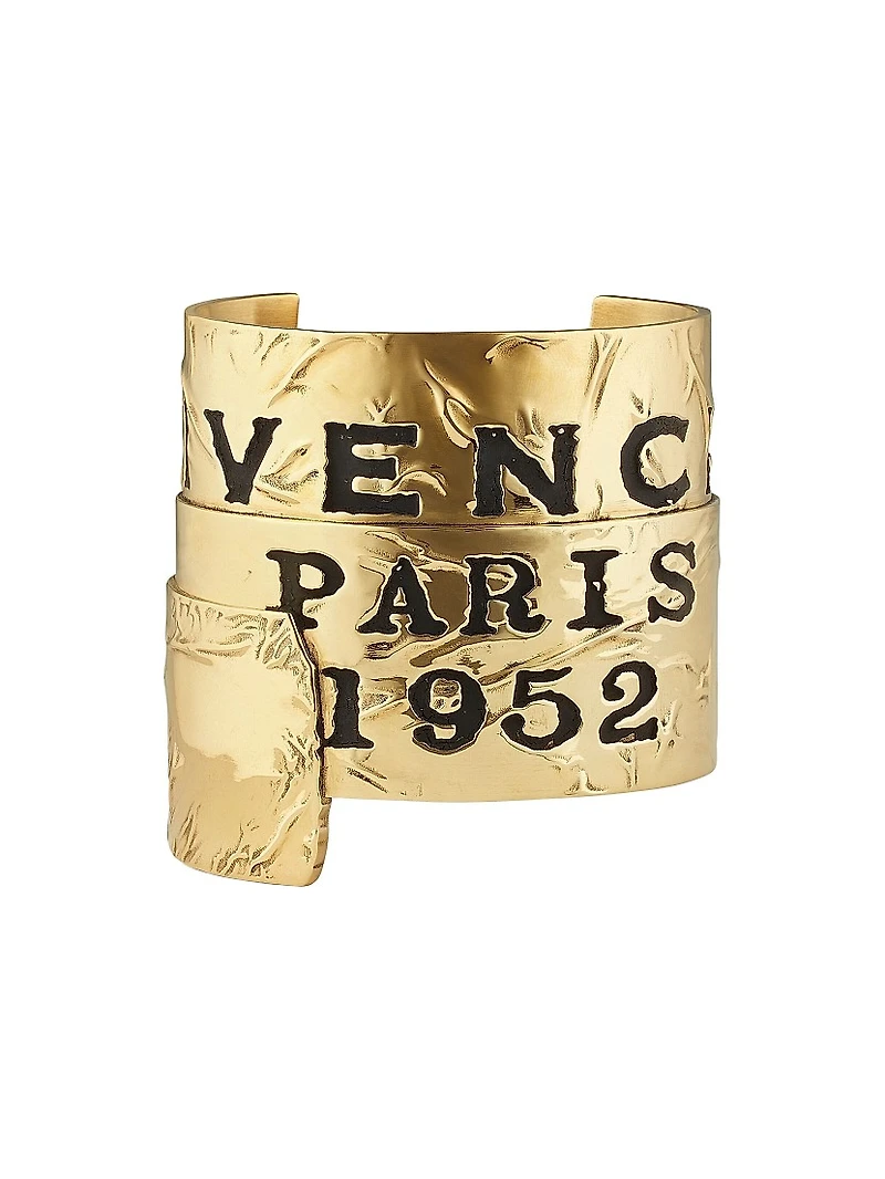 Tape Cuff Metal and Enamel