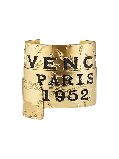 Tape Cuff Metal and Enamel