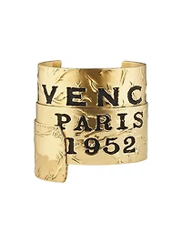 Tape Cuff Metal and Enamel