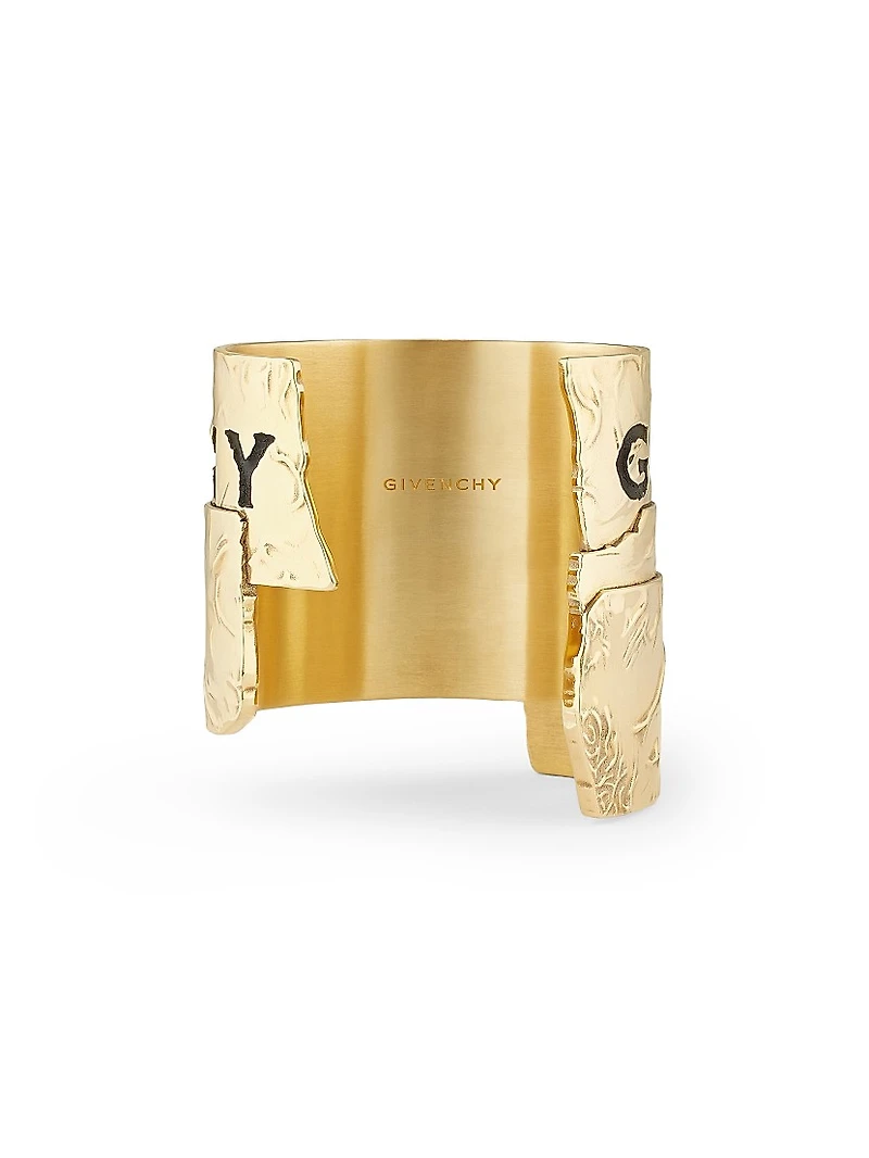 Tape Cuff Metal and Enamel