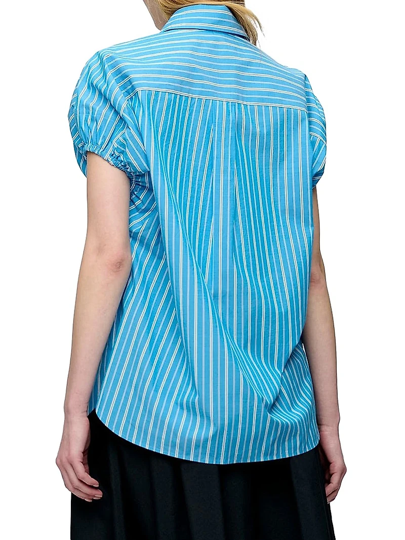 Lecce Capsleeve Shirt Stripe
