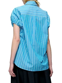 Lecce Capsleeve Shirt Stripe