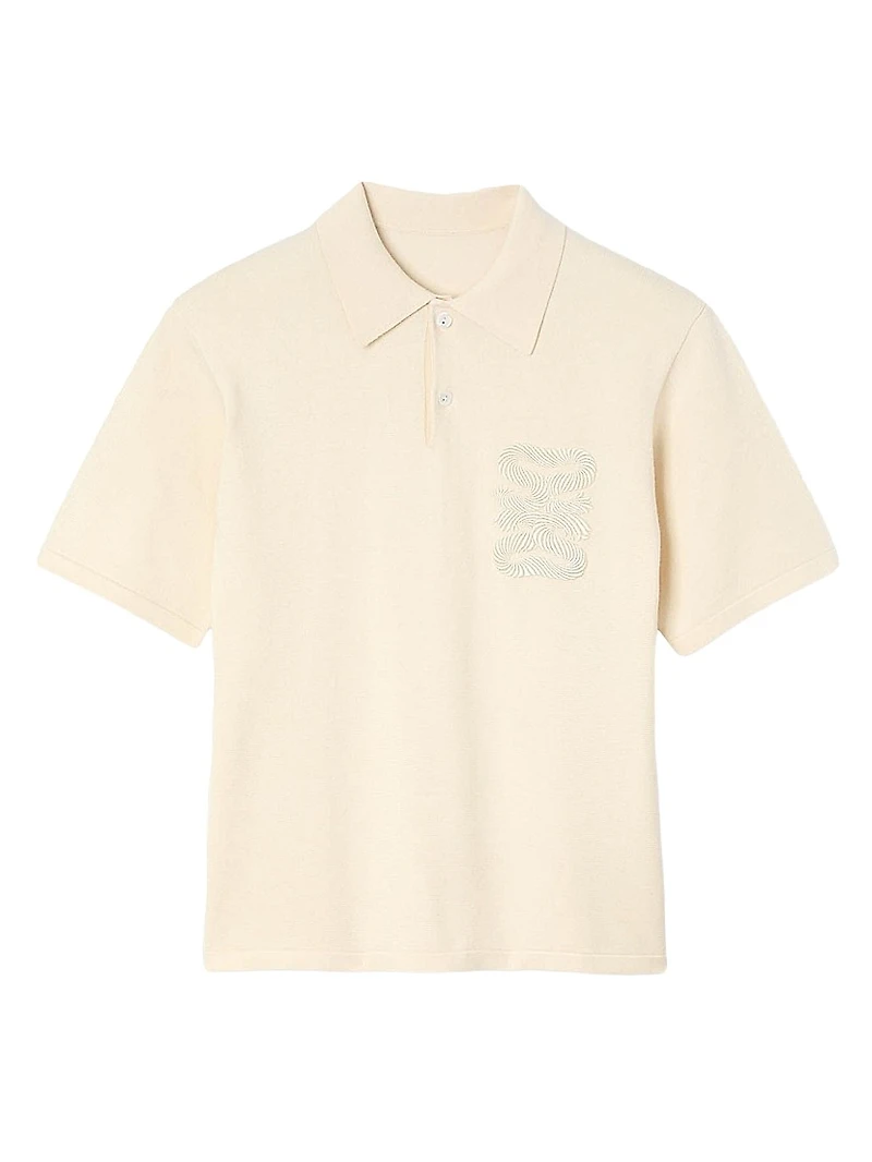 Polo with Rope Embroidery