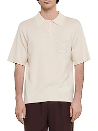 Polo with Rope Embroidery
