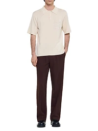 Polo with Rope Embroidery